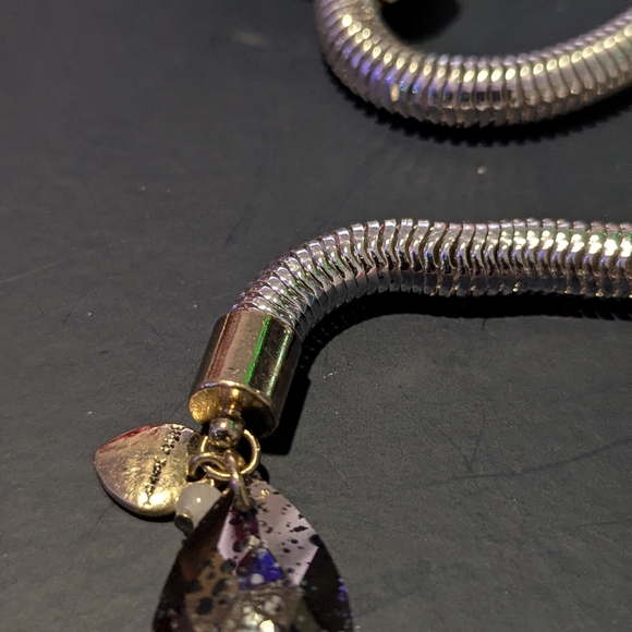 Gold and Silver Dragon Necklace - Picture 3 of 8